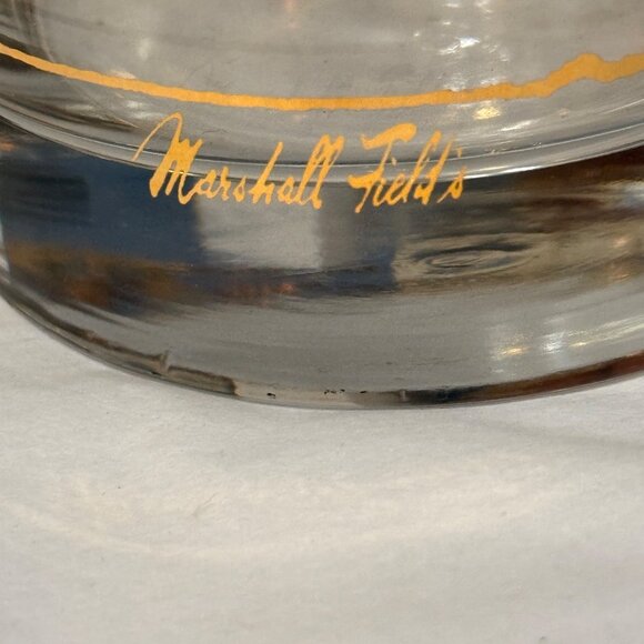 4 VTG MCM 22K Gold Marshall Fields by Culver Skyline Barware Cocktail Glasses - Picture 3 of 8